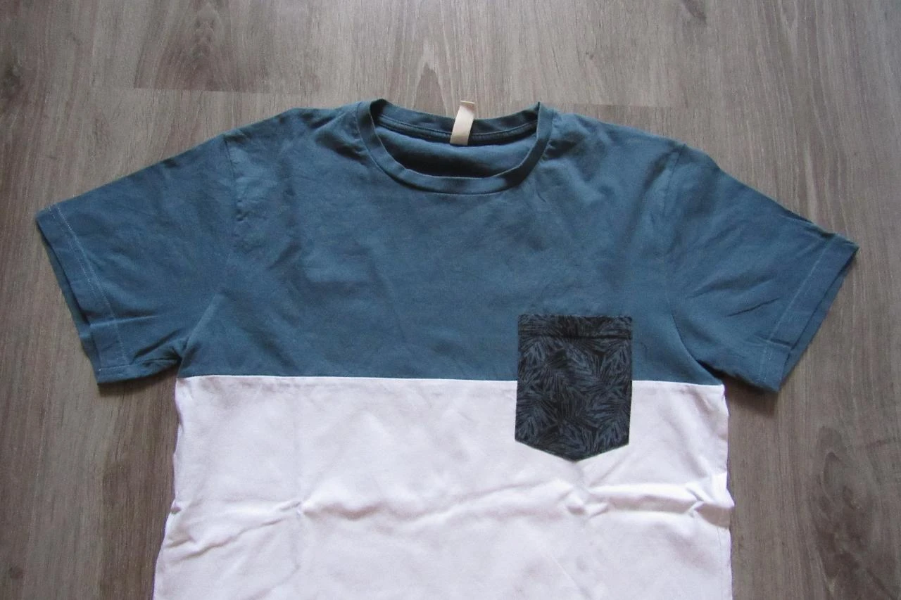 TEE SHIRT MC WHITE AND BLUE BOY - TWEENS BY TAPE A L’ŒIL - SIZE S OR 16 YEARS – photo 2